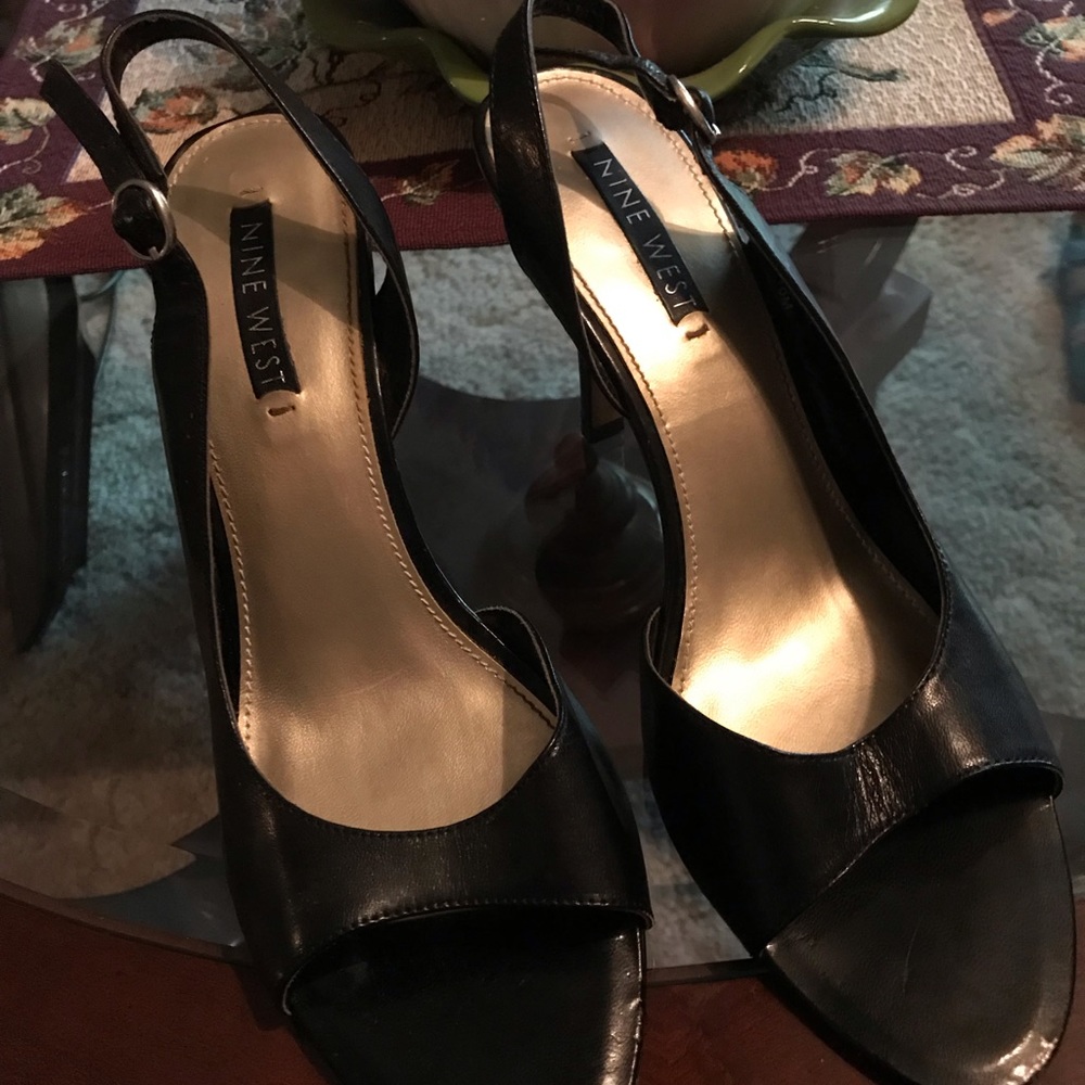 Nine West  Leather Heels 👠 10M